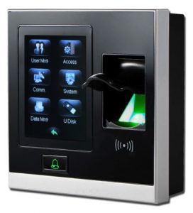 control acceso biometrico